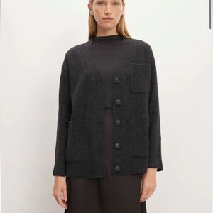 The cozy-stretch relaxed cardigan